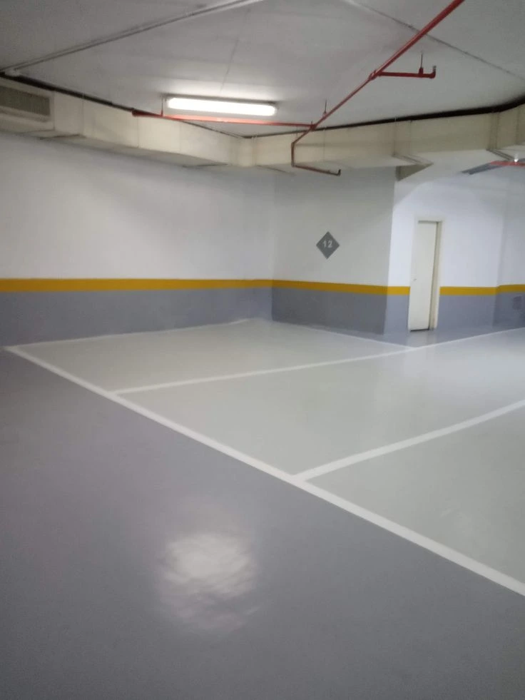 الدهان الإيبوكسي العادي Epoxy Flooring Project - Industrial-grade application by Epoxy Egypt