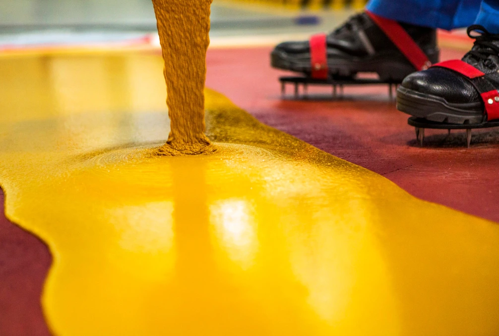 الأرضيات اليوكريت Epoxy Flooring Project - Industrial-grade application by Epoxy Egypt